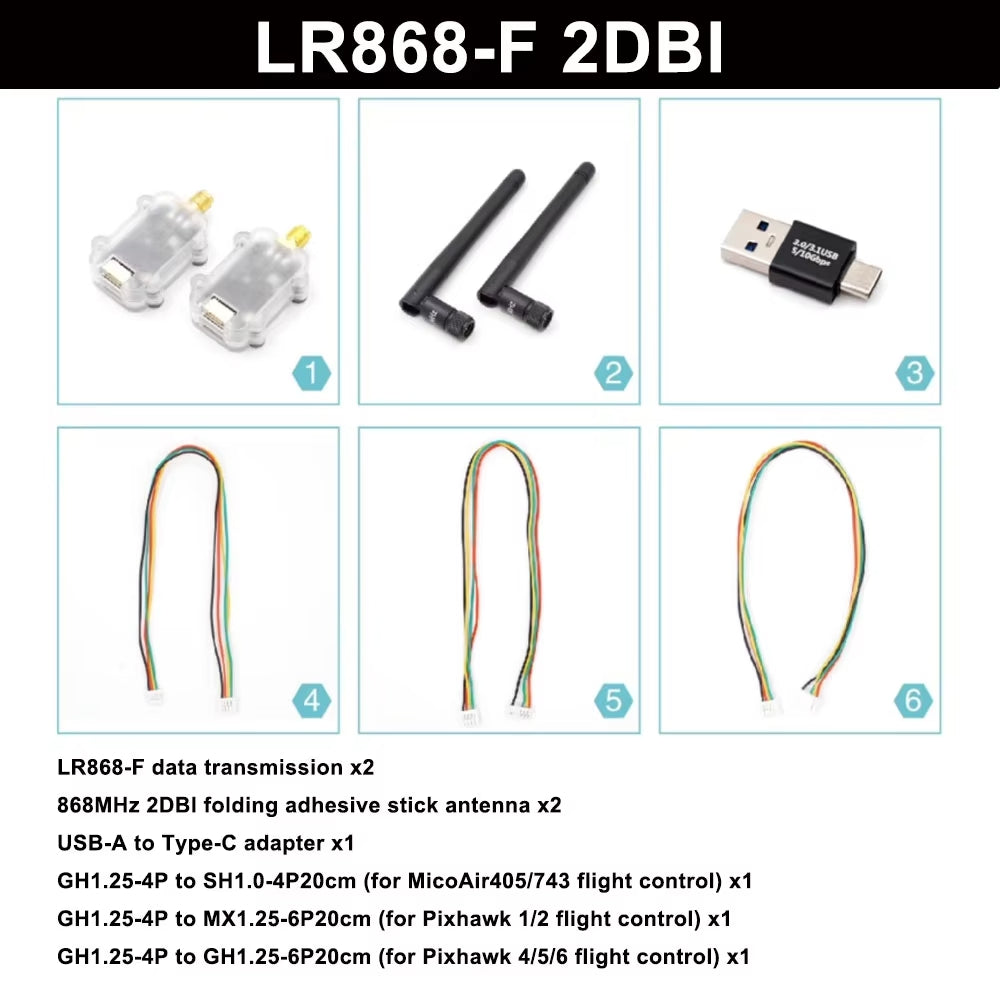 MicoAir LR900APF 915868MHz 30KM LoRa Telemetry Radio station