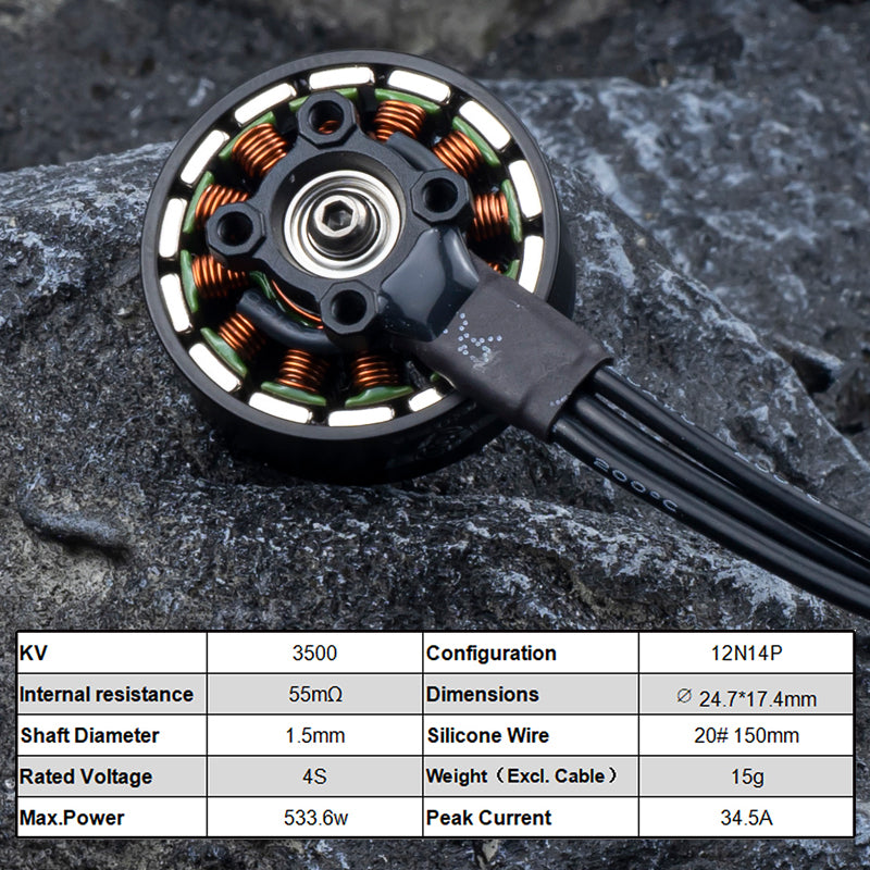 Motor sin escobillas FPV AXISFLYING C204 2004