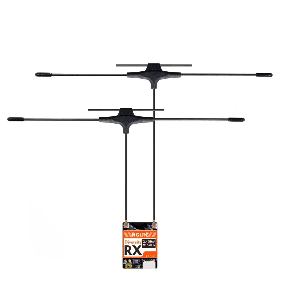 HGLRC ELRS 2.4G Diversity Receiver Dual Antenna