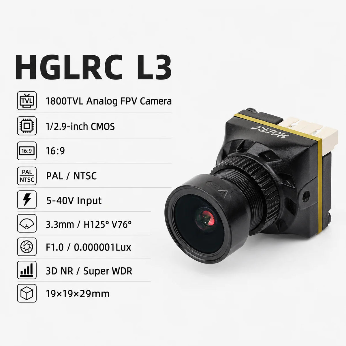 HGLRC L-Series L1 L2 L3 FPV Camera