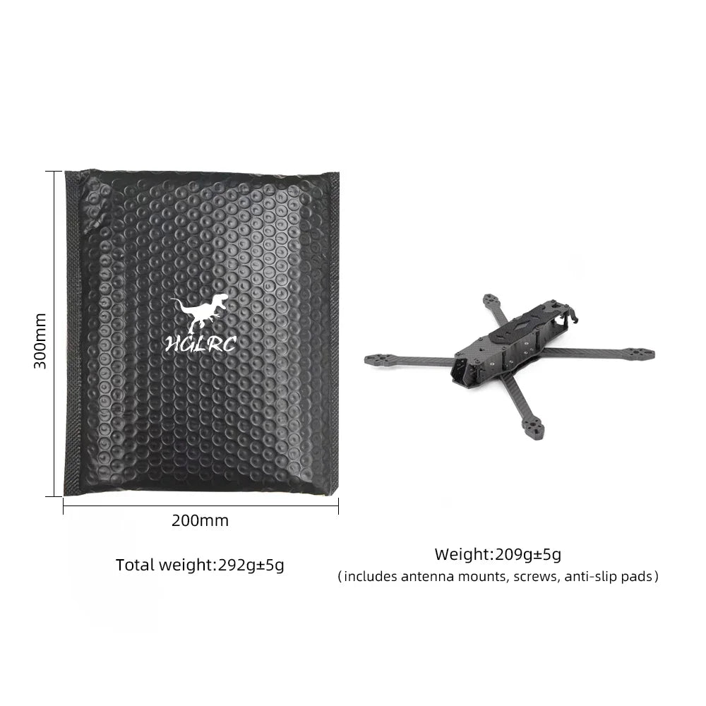 HGLRC MY7 7 Inch Carbon Fiber FPV Frame