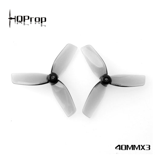 HQPROP 40MMX3 40 mm 3-Blatt 1 mm 1,5 mm PC Mikropropeller