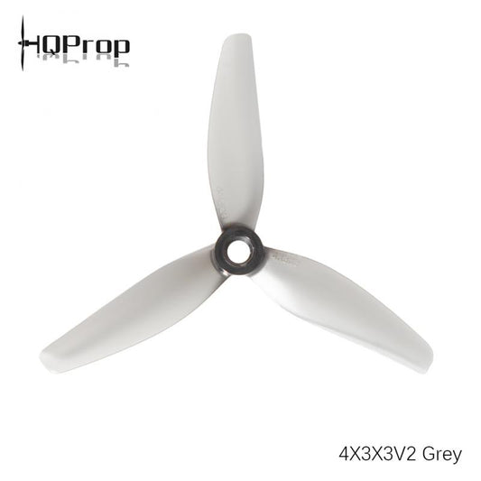 HQProp 4X3X3V2 Gris CW CCW Policarbonato 4 pulgadas 3 aspas
