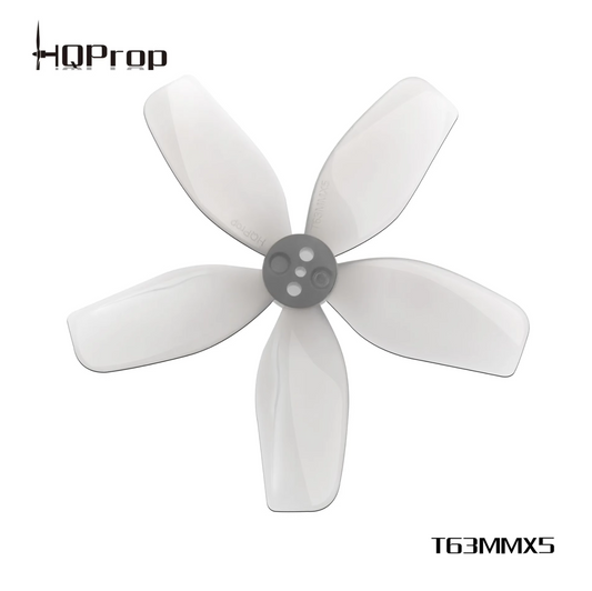 HQProp DT63MMX5 Grey (2CW+2CCW)-Poly Carbonate