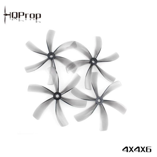 HQProp Duct-4X4X6 for Cinewhoop Grey (2CW+2CCW)-Poly Carbonate