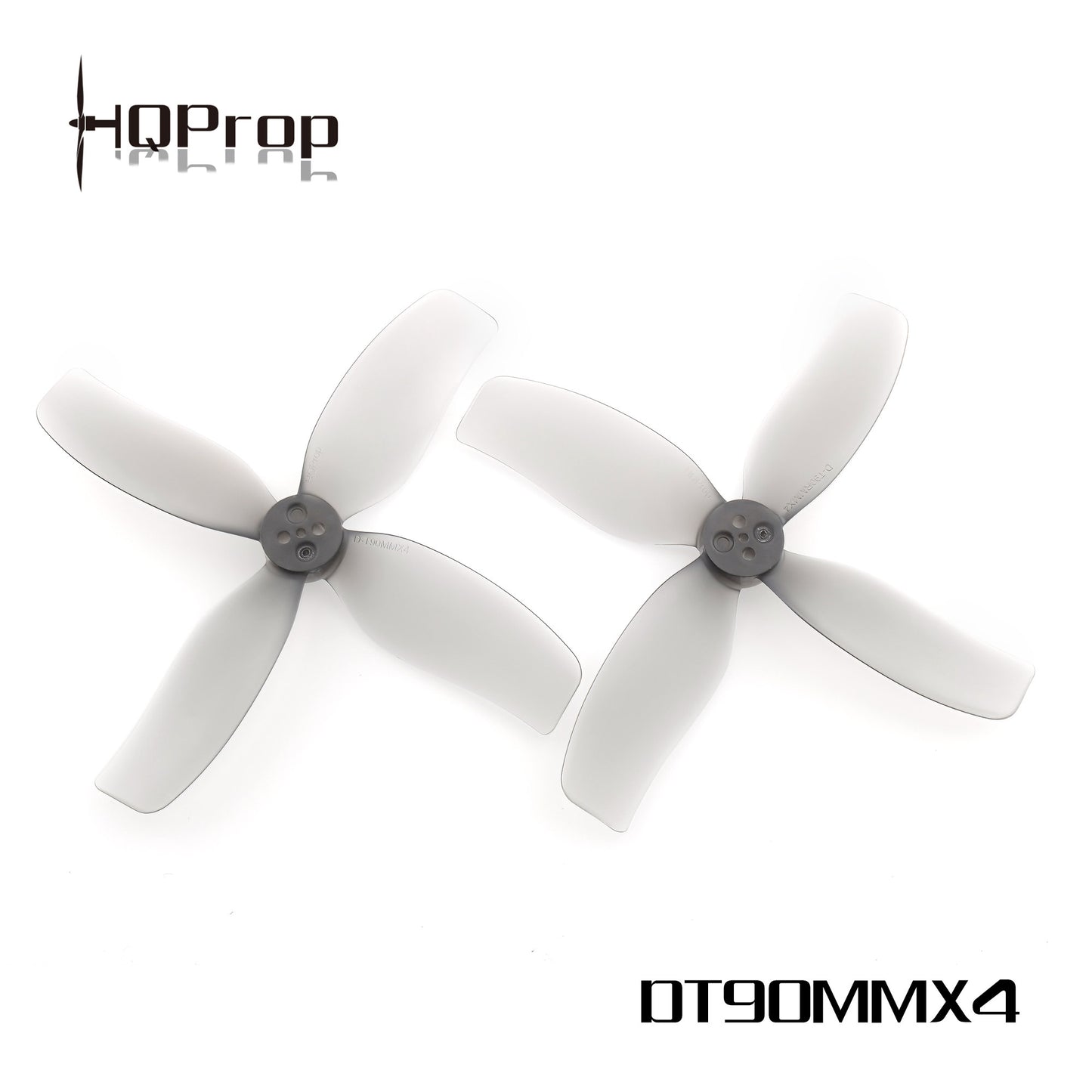 HQProp Duct-T90MMX4 for Cinewhoop Grey (2CW+2CCW)-Poly Carbonate