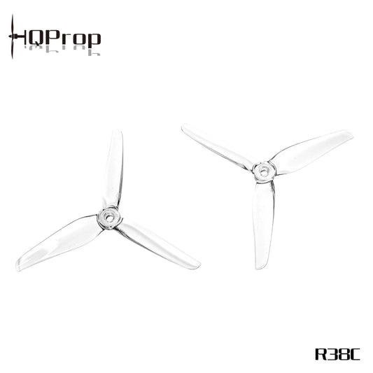 HQProp HeadsUp Racing R38C Clear-Poly Carbonate