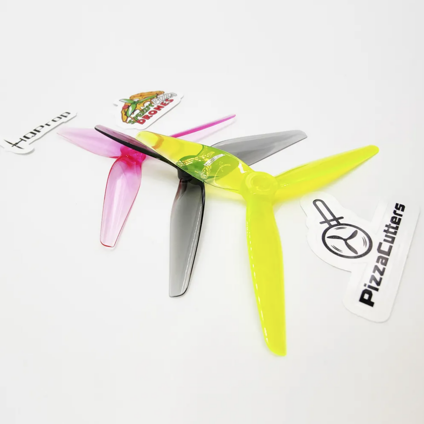 HQProp PizzaCutters 5037 Grey (2CW+2CCW)-Poly Carbonate