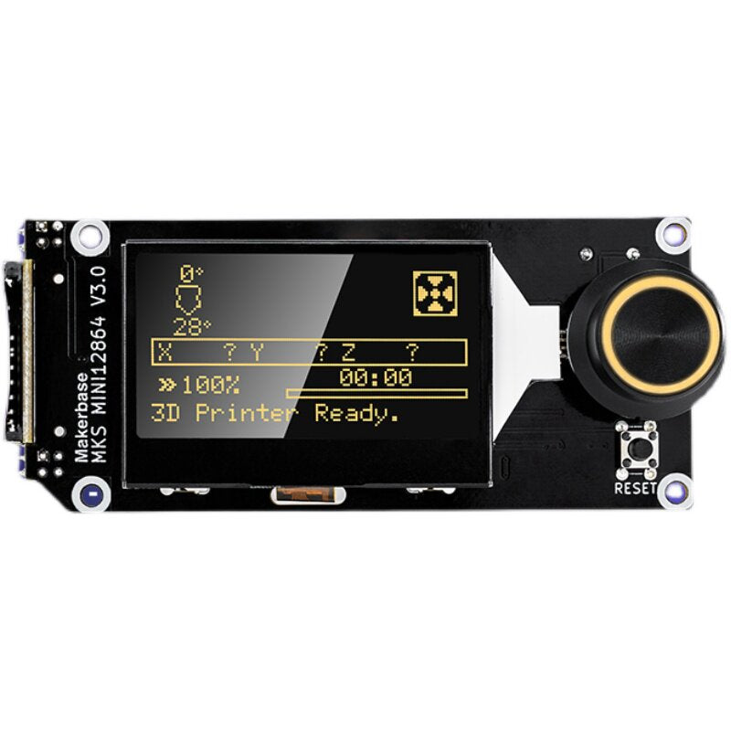 Makerbase MKS MINI12864 V3 SD Card Insertion (Properly Inserted) Smart Display