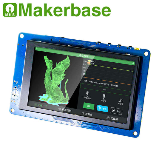 Makerbase MKS Pad45 3D Printer Remote Printing of 3D Models from a 4.5-inch Android Tablet