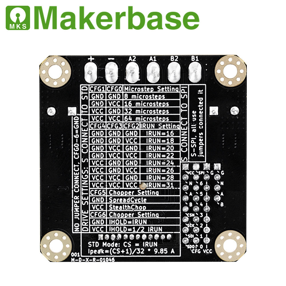 Makerbase MKS TMC5160-PRO High Current 6A High Voltage Stepper Motor Driver