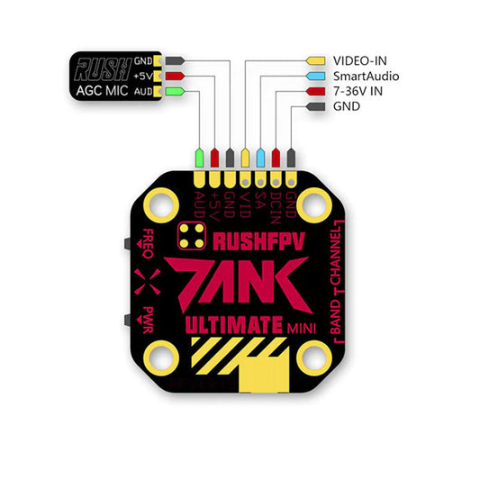 RUSH TANK Ultimate MINI 5.8GHz 48CH RaceBand