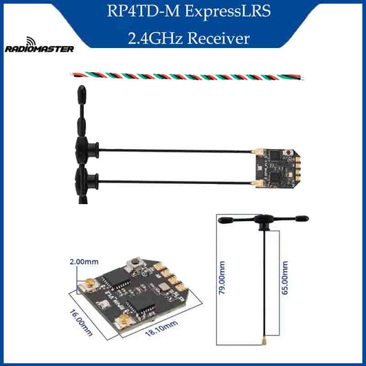Radiomaster RP4TD-M ExpressLRS 2.4GHz