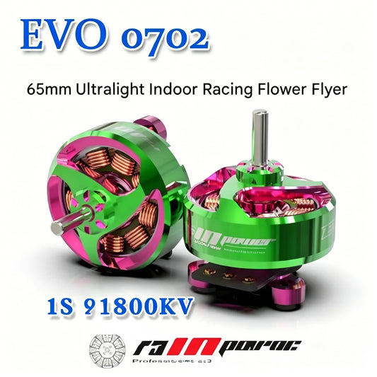 Rcinpower 2026 New Model Evo 0702 31800kv 1s Fpv Micro Brushless Motor