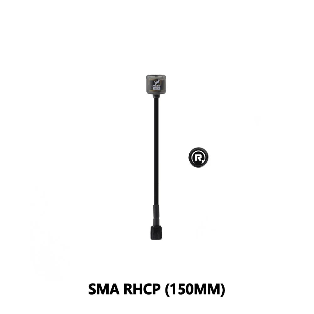 HGLRC 5.8GHz RHCP/LHCP Omni Antenna, 2.5dBi Gain SMA/U.FL/MMCX for Long Range FPV Drone
