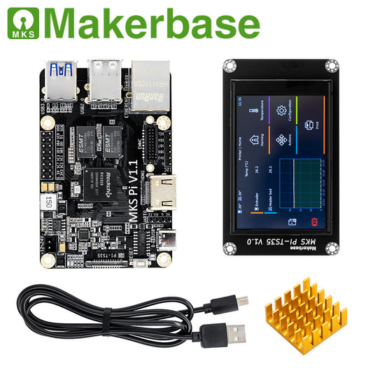 Makerbase MKS PI 3D Printed Motherboard KLIPPER Host Computer Supports Voron Replacement for Raspberry Pi