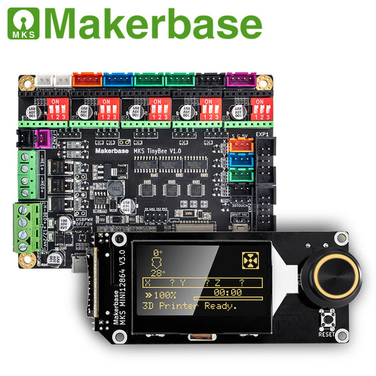 Makerbase MKS TinyBee 3D Printed Motherboard ESP32 WIFI MINI12864