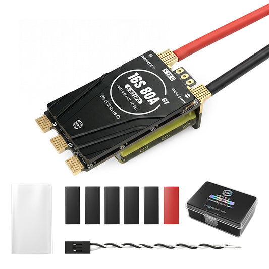 WBPTech Atlas Sink 16S80A G1 AM32 ESC 5-16S Lipo 80A Continuous 160A Peak