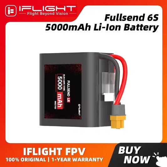 iFlight Fullsend LR 6S 5000mAh Low Multiplier Range Long Range Li-Ion Battery