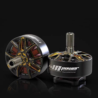 RCINPOWER GTS V4 2207 1600KV BRUSHLESS FPV DRONE MOTOR - BLACK/GOLD