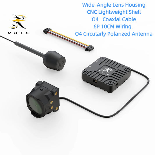 RATE O4 Wide-Angle Lens Housing & Lightweight CNC Housing