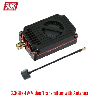 RUSHFPV 3.3G 4W VTX Supports IRC Tramp Protocol