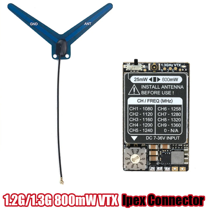 Rushfpv Rush 1.3G 1.2G VTX 8CH 0.8W 1.6W VTX