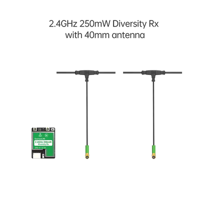 iFlight ELRS 2.4GHz/915MHz RX True Diversity Dual Antenna Receiver