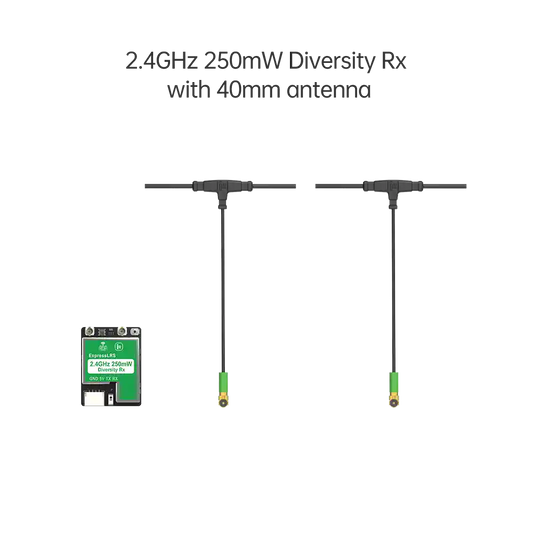 iFlight ELRS 2.4GHz/915MHz RX True Diversity Dual Antenna Receiver