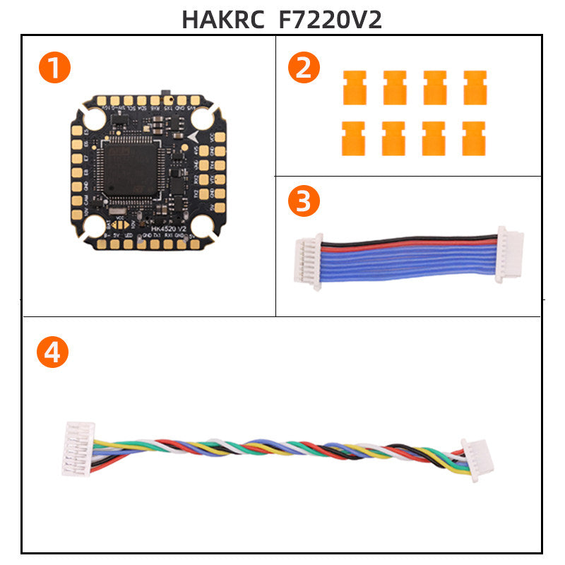 HAKRC F722 mini racing drone flight tower flight controller 65A