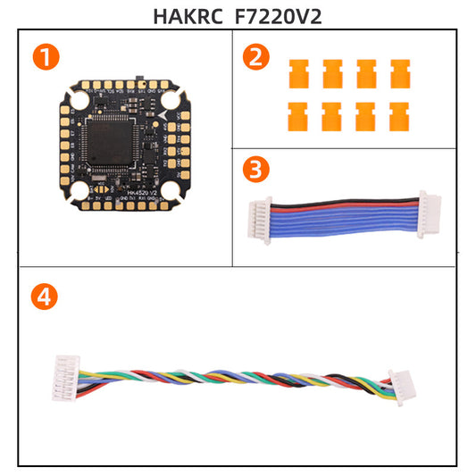 HAKRC F722 mini racing drone flight tower flight controller 65A