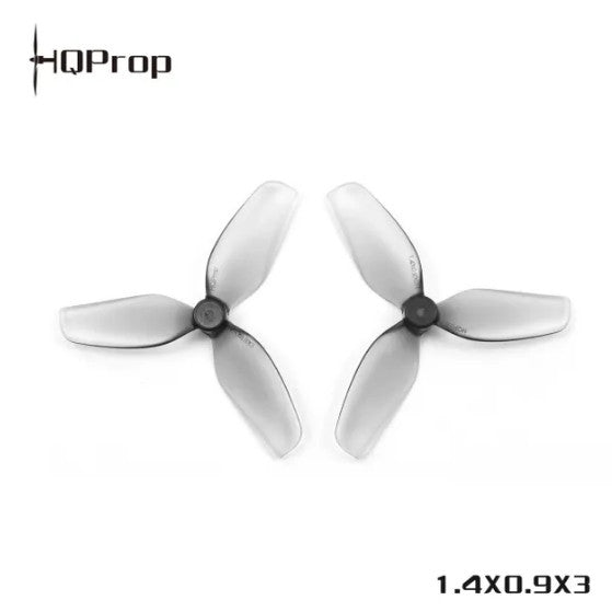 HQ Ultralight Whoop Prop 1.4X0.9X3(35MM) Grey  (2CW+2CCW)-PC-1MM Shaft