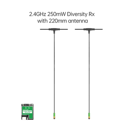 iFlight ELRS 2.4GHz/915MHz RX True Diversity Dual Antenna Receiver