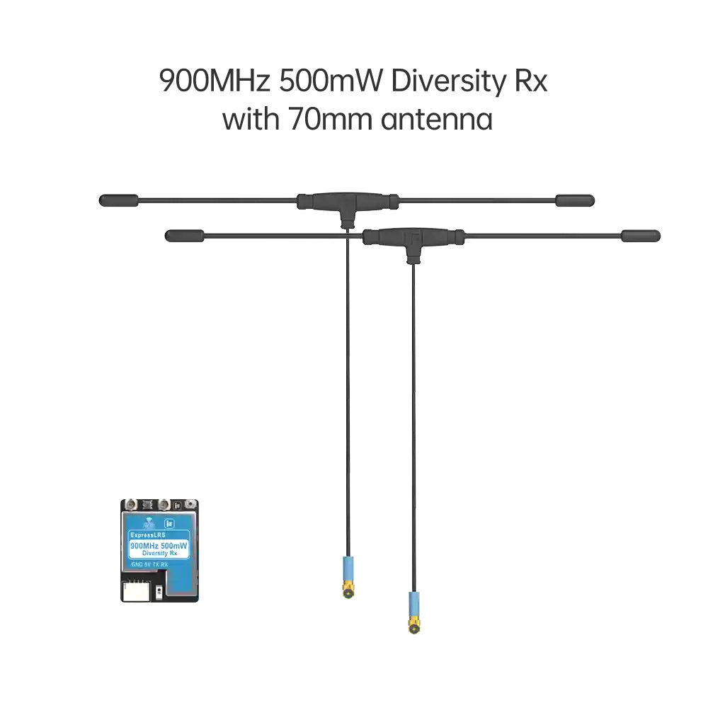 iFlight ELRS 2.4GHz/915MHz RX True Diversity Dual Antenna Receiver