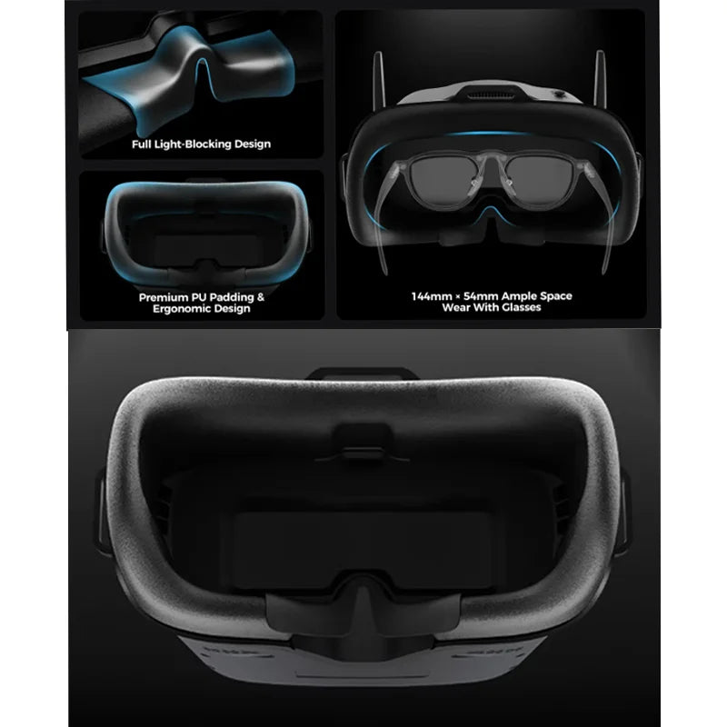 BETAFPV VR04 Analog FPV Goggles New Version - 4.3 Inch 800*480 Resolution
