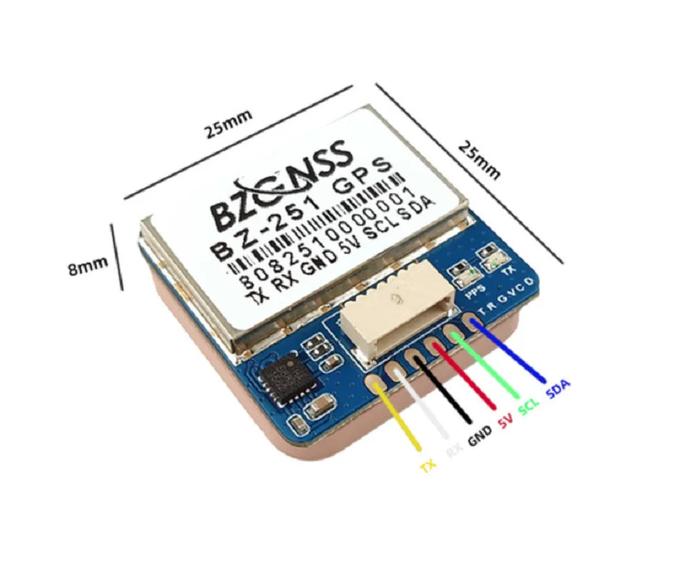 BZGNSS BZ121 BZ181 BZ251 Dual Protocol GPS Positioning Module Suitable FPV Out