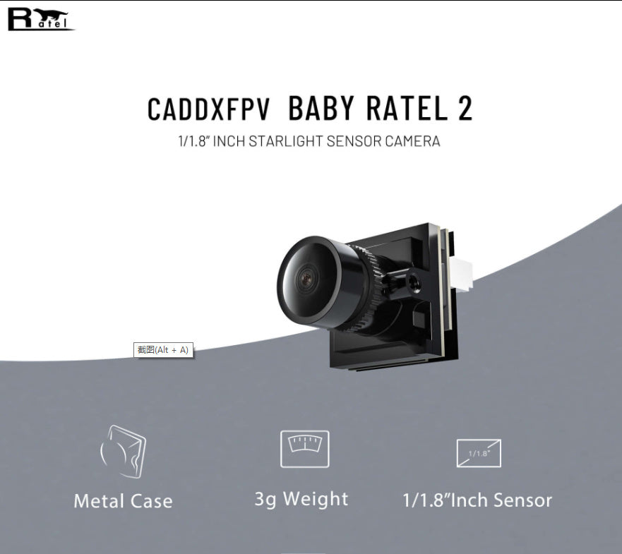 Caddx Baby Ratel 2 camera