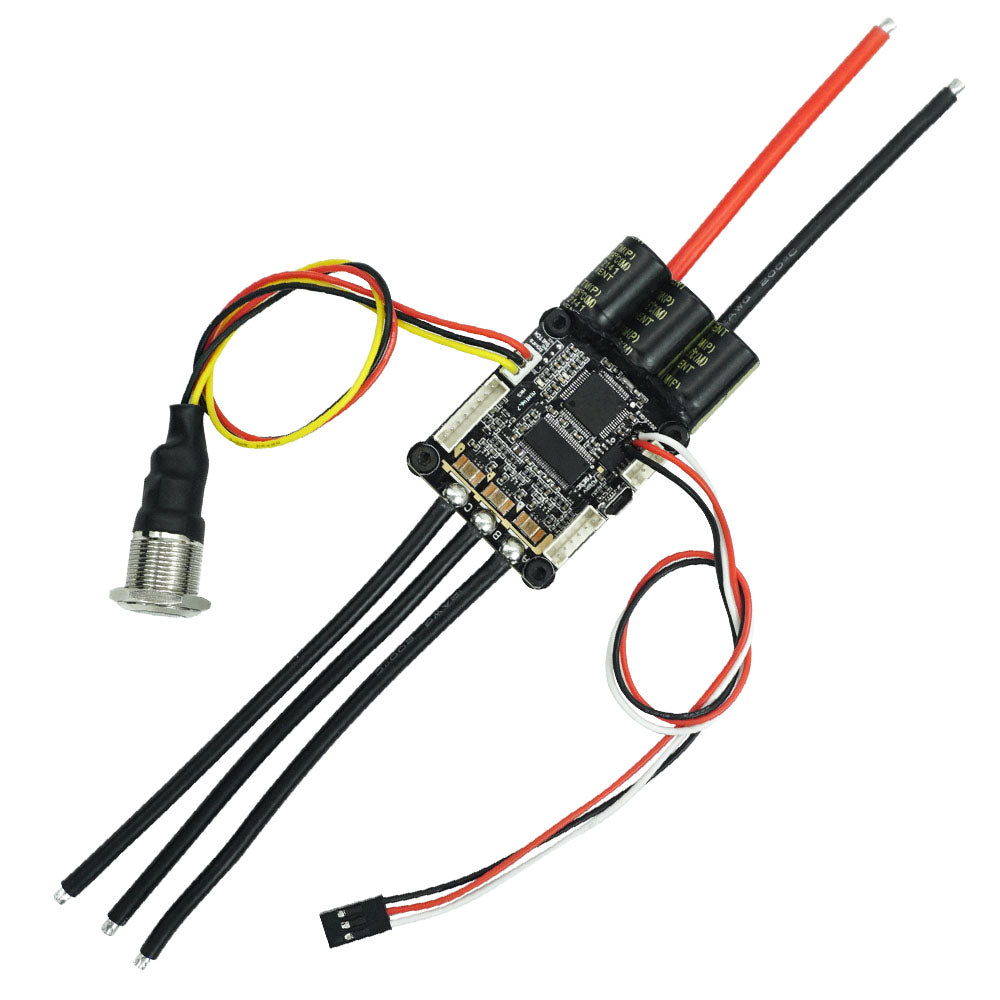 FLIPSKY Mini V6 MK5 With Power Button base on VESC_6_MK5 With Aluminum Anodized Heat Sink