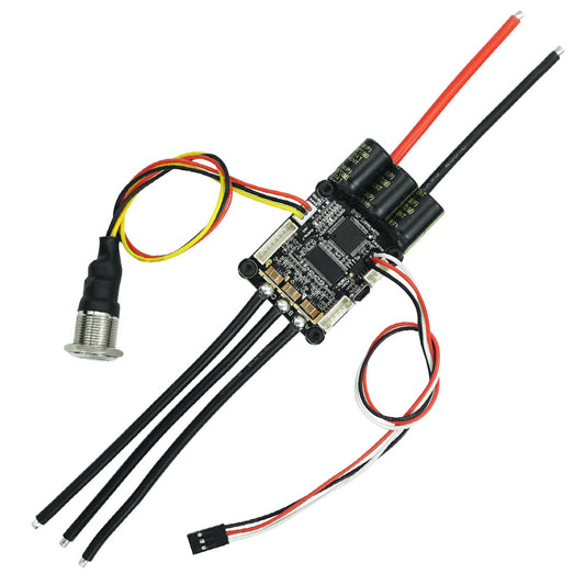 FLIPSKY Mini V6 MK5 With Power Button base on VESC_6_MK5 With Aluminum Anodized Heat Sink