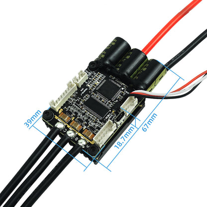 FLIPSKY Mini V6 MK5 With Power Button base on VESC_6_MK5 With Aluminum Anodized Heat Sink