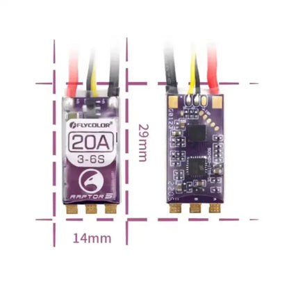 FLYCOLOR Raptor 5 20A 35A 45A 50A Multi-Rotor Brushless ESC