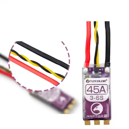 FLYCOLOR Raptor 5 20A 35A 45A 50A Multi-Rotor Brushless ESC