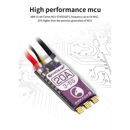 FLYCOLOR Raptor 5 20A 35A 45A 50A Multi-Rotor Brushless ESC