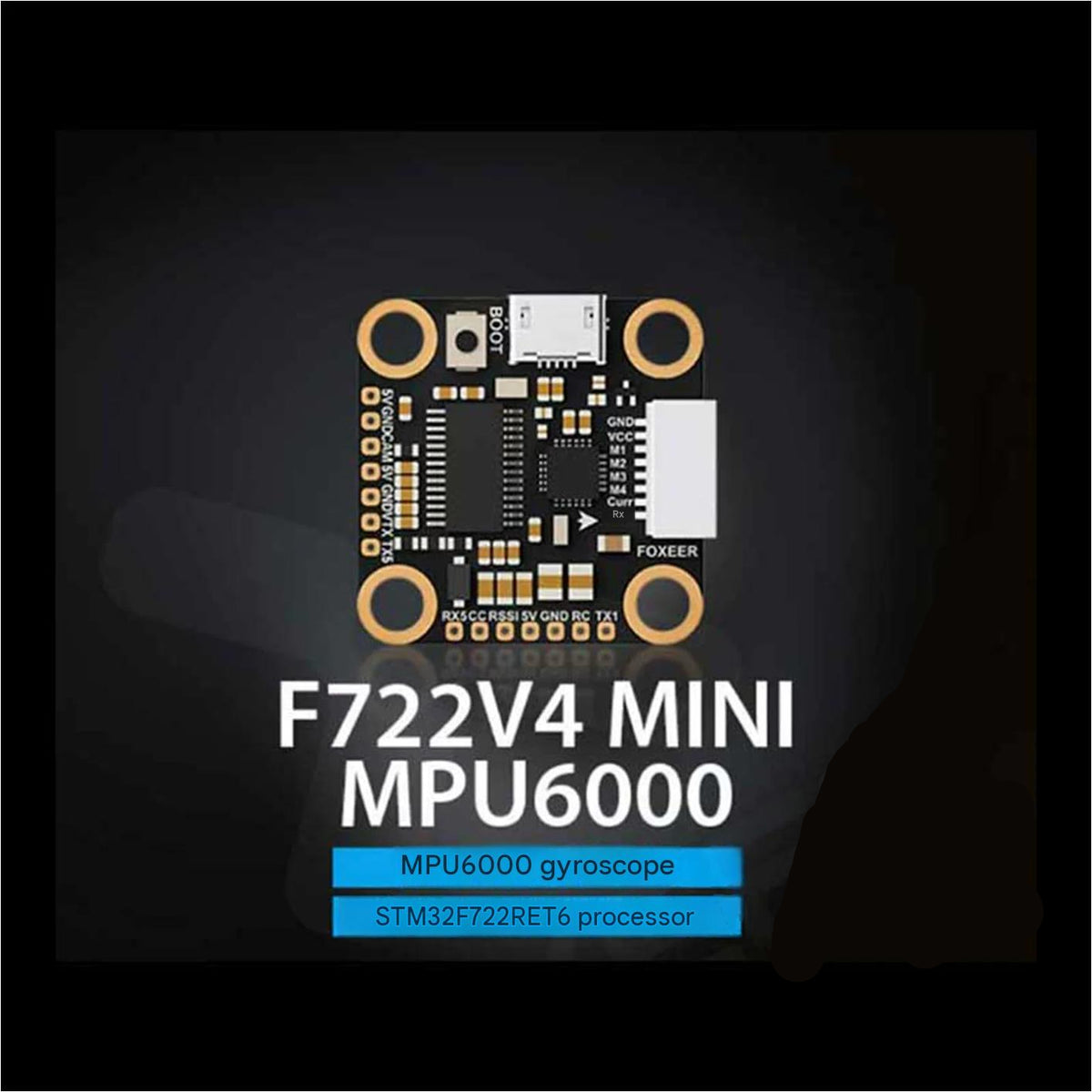 FOXEER F722 V4 Mini+Reaper F4 mini 60A Stack (MPU42688)