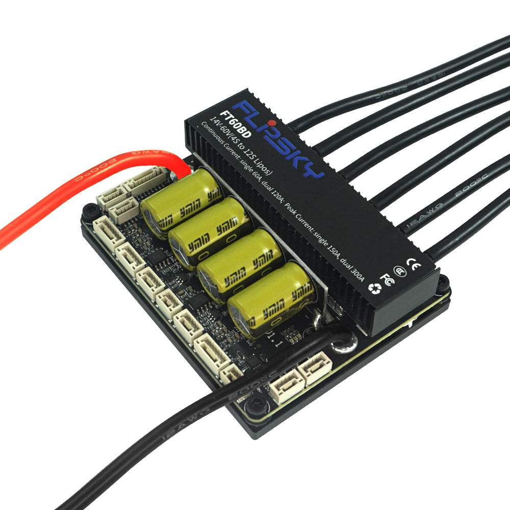 Flipsky FT60BD Dual ESC 60V 120A with heatsink