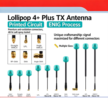 Foxeer Lollipop 4 Plus 4+ FPV Antenna 5.8G 2.6Dbi Omni Mini Antenna