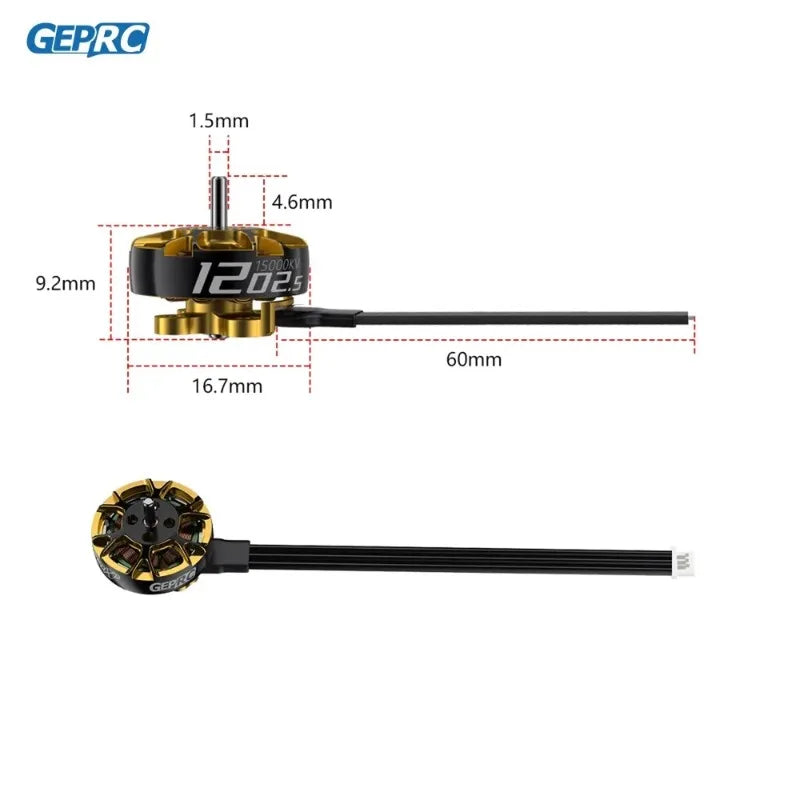 GEPRC SPEEDX2 1202.5 10000KV 15000KV Motor