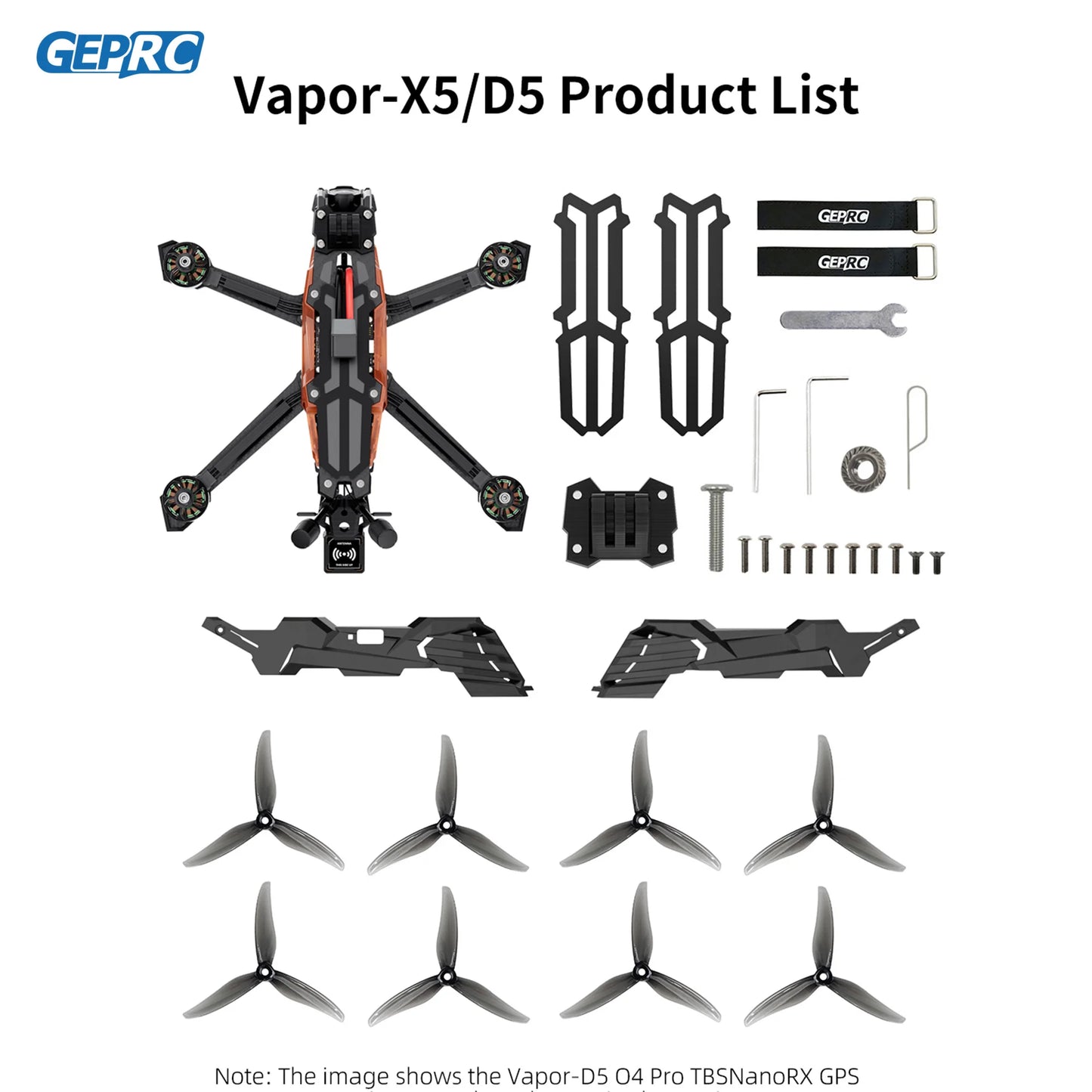 GEPRC Vapor-X5 D5 HD O4 Pro FPV Drone