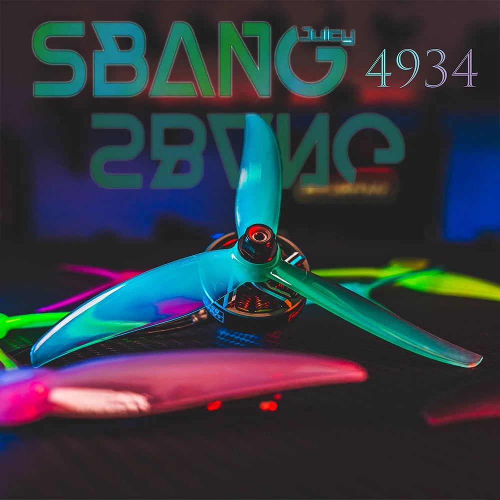 Gemfan SBANG 4934 4.9X3.4X3 3-Blade PC Propeller