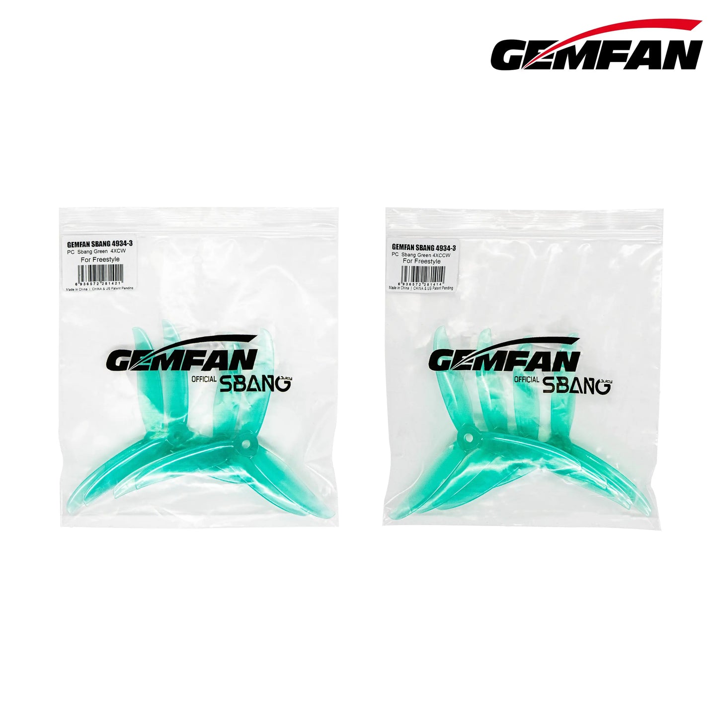 Gemfan SBANG 4934 4.9X3.4X3 3-Blade PC Propeller